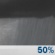 Sunday Night: A 50 percent chance of showers.  Mostly cloudy, with a low around 45.