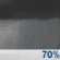 Friday Night: Showers likely before 10pm, then showers likely and possibly a thunderstorm between 10pm and 1am, then showers likely after 1am.  Cloudy, with a low around 51. Chance of precipitation is 70%.
