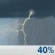 Sunday: A 40 percent chance of showers and thunderstorms, mainly before noon.  Mostly cloudy, with a high near 76. Breezy, with an east southeast wind 5 to 10 mph increasing to 15 to 20 mph in the afternoon. Winds could gust as high as 30 mph. 